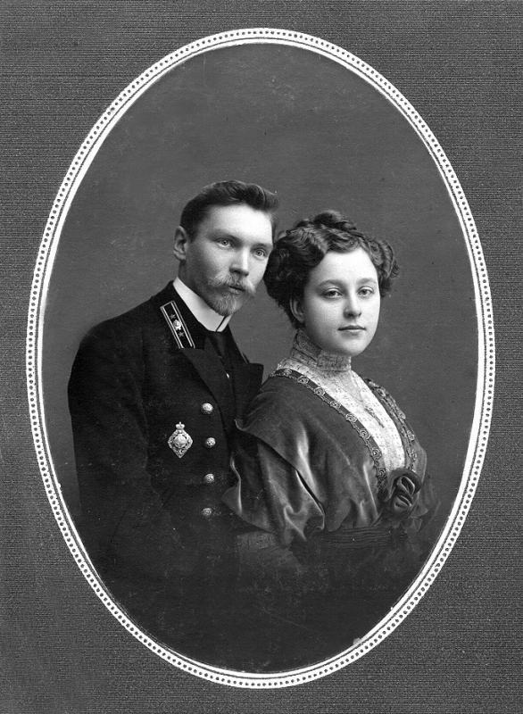 св. Андрей Воскресенский с супругой Верой Сергеевной.